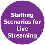 Staffing Scenarios for Live Streaming 